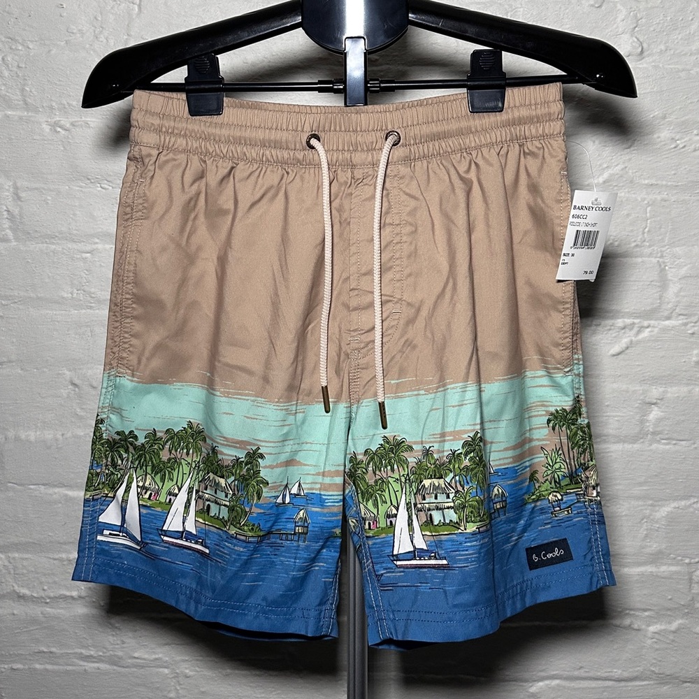 Barney Cools poolside 7 inch shorts prints
